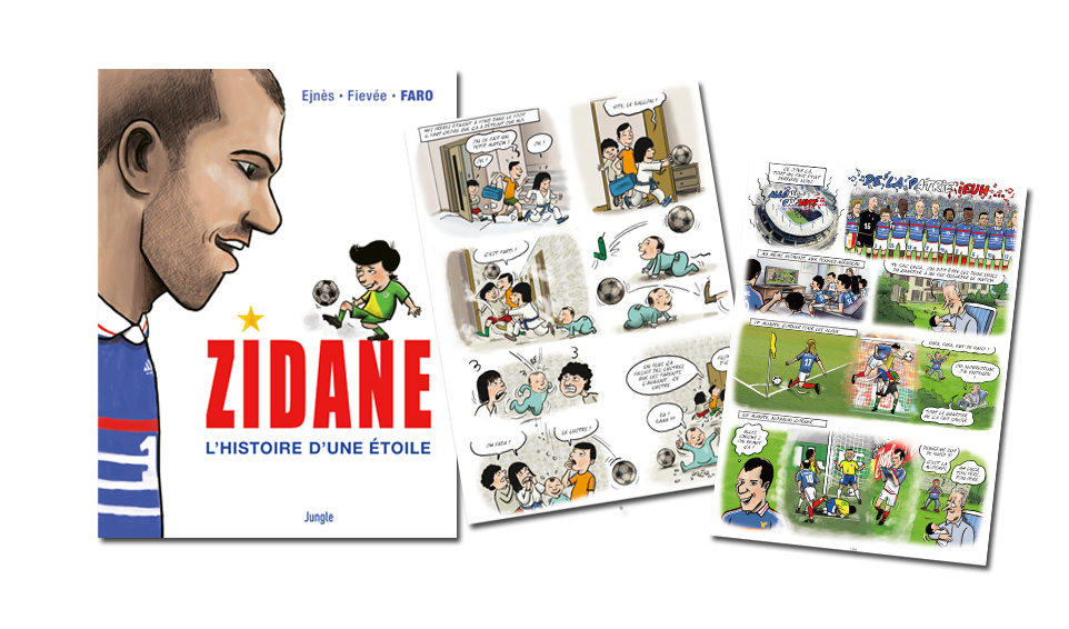 Bande dessinée Zidane l'histoire d'une étoile